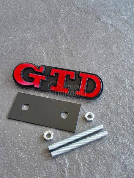 GTD crveno crna prednja znacka