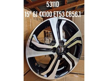 Aluminijumske felne  15" 4 x 100