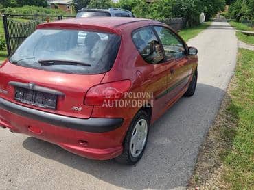 zadnji branik za Peugeot 206