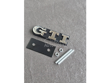 GTI hrom prednja oznaka NOVO za Volkswagen Ostalo