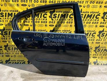 Vrata zadnja desna teget NV472 za Renault Laguna od 2007. do 2015. god.