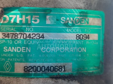 KOMPRESOR KLIME za Renault Scenic