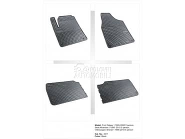 Frogum gumene patosnice za Volkswagen Sharan od 1995. do 2010. god.