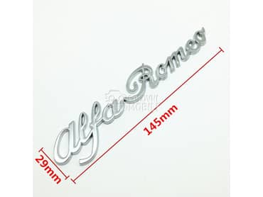 Samolepljiv znak metalni za Alfa Romeo Ostalo