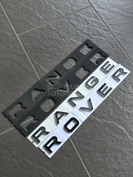 Range crno hrom slova NOVO