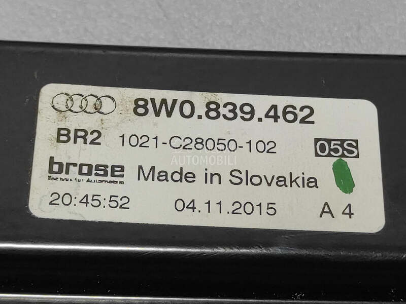 ELEKTRO PODIZAC STAKLA