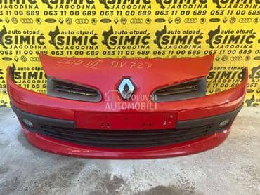 Branik prednji crveni DV727 za Renault Clio od 2005. do 2009. god.