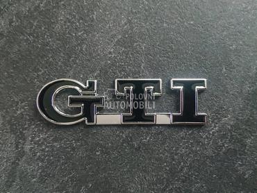 VW GTI oznaka CRNA za Volkswagen Golf 1, Santana, EOS ...