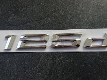 NOVO oznaka 125d za seriju 1 za BMW 125