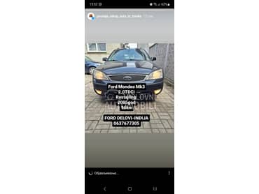 Delovi za Ford Mondeo Inđija 2006. god.