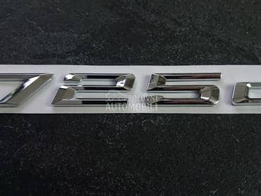 NOVO oznaka 725d za seriju 7 za BMW 725