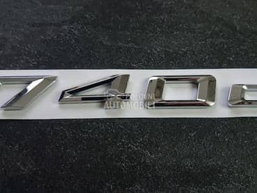 NOVO oznaka 740d za seriju 7 za BMW 740