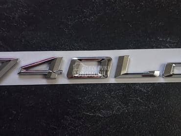 NOVO oznaka 740Ld za seriju 7 za BMW 740