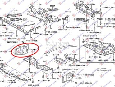 Šuspleh za Lexus CT 200h od 2010. do 2014. god.