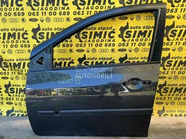 Vrata prednja leva siva TED66 za Renault Clio od 2005. do 2014. god.