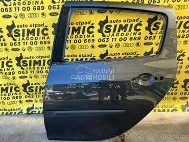 Vrata zadnja leva siva TEB66 za Renault Clio od 2005. do 2014. god.