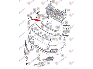 NOSAC PREDNJEG BRANIKA za Suzuki Swift