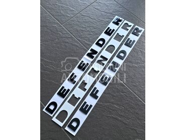 Defender crna oznaka NOVO za Land Rover Defender