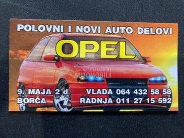 VladaOpelDelovi za Opel Ostalo od 2000. do 2023. god.
