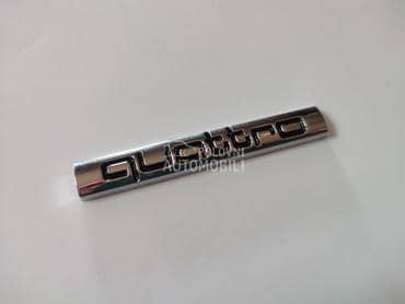 Natpis Quattro hrom za Audi A4, A6, A8