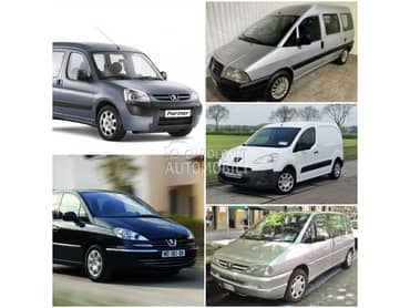 Far,hauba,krilo,branik,sanke za Peugeot 806, 807, Expert ...