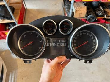 km sat tabla za Opel Astra J od 2010. do 2020. god.