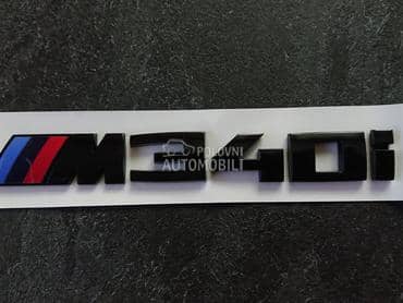 NOVO oznaka M340i SJAJNO CRNA za BMW M 340i
