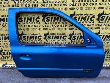 Vrata prednja desna plava TEI45 za Renault Clio od 1998. do 2006. god.
