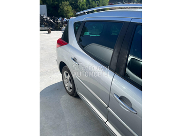 zadnja vrata leva/desna za Peugeot 207 od 2006. do 2014. god.