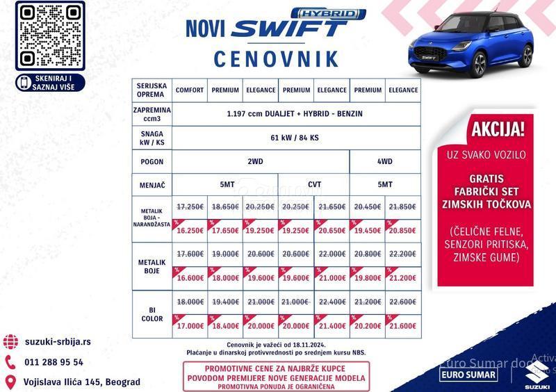 Suzuki Swift COMFORT 2WD MT