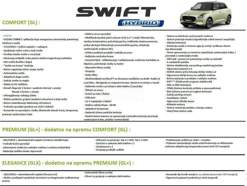 Suzuki Swift COMFORT 2WD MT