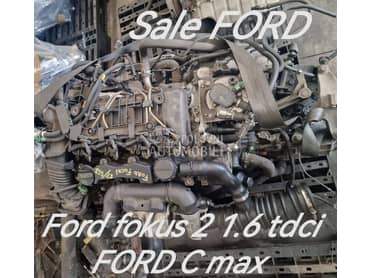 delovi motora 1.4  1.6 tdci za Ford C-Max, Fiesta, Focus od 2002. do 2010. god.