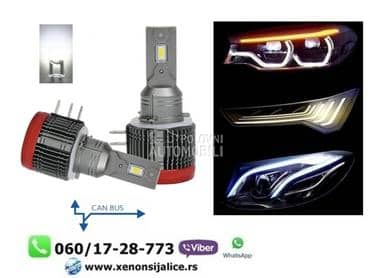 H15 led sijalice bele kan bus  