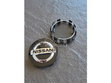 Crni cepovi alufelni 54, 60 mm za Nissan Ostalo