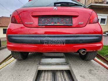 zadnji branik za Peugeot 207 od 2006. do 2012. god.