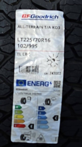 BFGoodrich 225/70 R16 Letnja