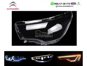 Staklo fara za far 10-17 za Citroen C4