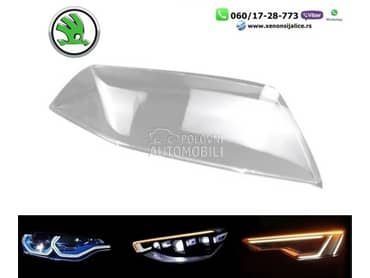 Staklo fara za far 04-08 za Škoda Octavia