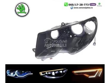 Kuciste fara za far halogen za Škoda Superb
