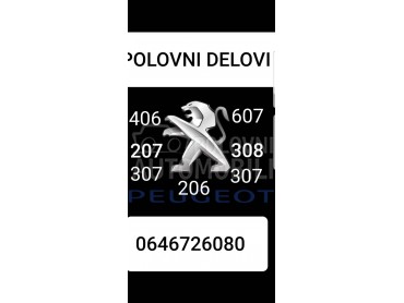 polovni delovi za Peugeot 206, 207 od 2000. do 2009. god.