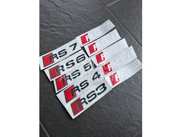 RS nalepnice celjusti kocnica za Audi A7