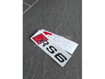RS6 nalepnice celjusti kocnica za Audi A6, A6 Allroad, S6 ...