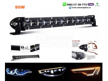 Led bar 53cm 90w model 9d slim  