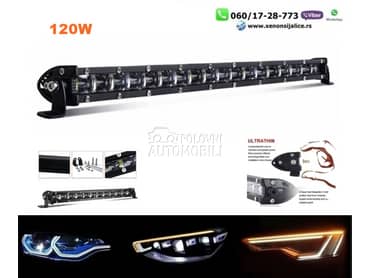 Led bar 68cm 120w model 9d slim  