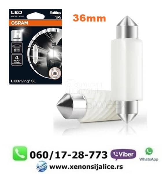C5w sulfidne led sijalice 36mm kan bus bele osram