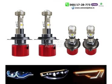H4 led sijalice sa socivom model kan bus  