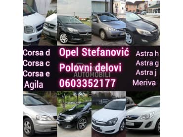 Delovi za Opel Agila