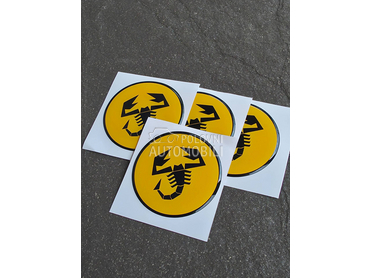 Abarth nalepnice cepova zute za Fiat Ostalo