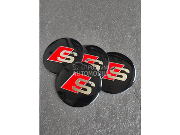 S nalepnice cepova felni crne za Audi Ostalo