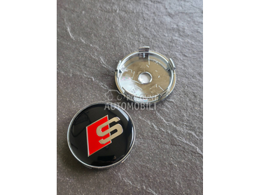 S cepovi za felne 60 mm crni za Audi Ostalo